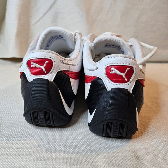 Puma Men's 301526 02 Ferrari White & Red Sneakers - Picture 4 of 8
